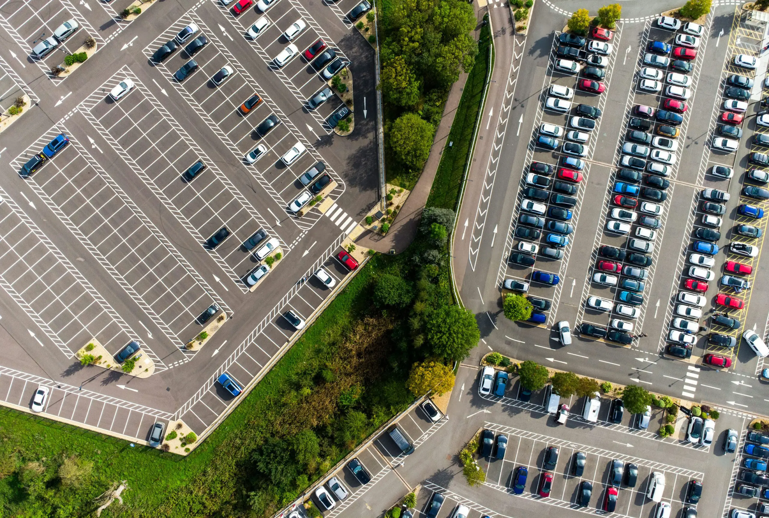 Parking przy lotnisku Chopina